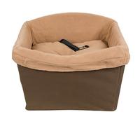PetSafe Siège de Voiture pour Animaux de Compagnie Max.13,6 kg, Réhausseur pour Chien pour Voiture, Grand Véhicule, Sangle Réglable, Résistant, Lavable Machine, Marron, Happy Ride