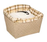 PetSafe Siège de Voiture pour Animaux de Compagnie Max.13,6 kg, Réhausseur pour Chien pour Voiture, Grand Véhicule, Sangle Réglable, Doublure Molletonnée Résistante, Lavable Machine Quilt, Happy Ride
