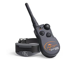 PetSafe SportDOG - Collier de Dressage SportTrainer pour Chien, Télécommande Submersible, 21 Niveaux de Stimulation (Électrostatique, Vibration, Signal Sonore) - Portée 1600 m