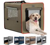 Petsfit Caisse de Transport pour Chien Pliable Sac pour Chien Chat Léger Caisse pour Voyage Voiture Boîte Oxford