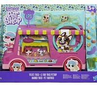 LITTLEST PETSHOP - Food Truck + 3 Figurines - Mini Figurine à Collectionner