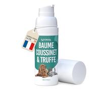 Petsly® Baume Coussinet Chien & Chat - Truffe & Coussinets - Apaise & Hydrate Pattes Sèches - Protection Sel, Glace, Neige - Non Parfumé - Creme Coussinet Chien - Beurre de Karité, 50g