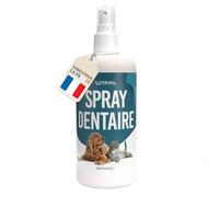 Petsly® Spray Dentifrice Chien & Chat -250ml- Sans Rinçage ni Brossage, Élimine Mauvaise Haleine Chien, Tartre & Plaque - Saveur de Menthe Fraîche Fruitée - Dentifrice pour Chien Nettoyage Rapide