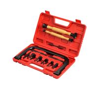 PETSOLA 12 Pièces Compresseur de Ressort de Soupape Kit avec Outil de Dépose pour Réparation de Moteur en Acier Adapté Aux Voitures ATV Entretien Moteur