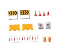 PETSOLA 14 Panneaux de Signalisation Miniatures pour Accessoires de Photographie de Maison de Poupée et Diorama