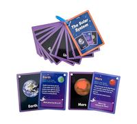 PETSOLA 15 Cartes-éclair sur Le Système Solaire, Un Outil Cognitif pour Les Classes de Maternelle
