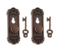 PETSOLA 2 Pièces : Bouton, Poignée et Miniature à L'échelle 1:12 pour Maison de Poupée