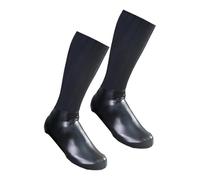 PETSOLA 2 Pièces Couvre-chaussures Cyclisme Protection Contre Le Vent Protège-chaussures Vélo Professionnels sur-chaussures PU Adaptés à Tout Type de Chaussur, Black L