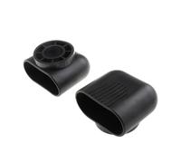 PETSOLA 2 Pièces Embout Oval Fitness Matériel Capuchon Pied Installation Simple Polypropylène Protection Anti-dérapante Adapté Gym Salon, Grand