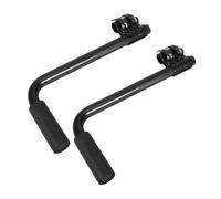 PETSOLA 2 Pièces Extension Poignée avec Pince Facile à Installer Prolongateur Poignée Fauteuil Roulant Ergonomique pour Aidants Familia, Noir