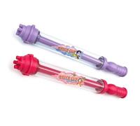 PETSOLA 2 Pièces Lance à Eau à Eau avec Buse Rotative Réglable Lance à à à Pompe Gran Portée pour Enfants, Jardin, Violet, Rose