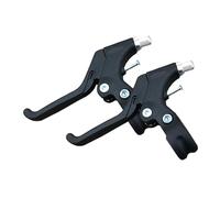 PETSOLA 2 Pièces Leviers de Frein pour Enfants Manettes de Frein Commandes de Vélo Pièces Détachées avec Ressort de Rappel pour Un Freinage Réactif Adaptés A, Noir