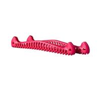 PETSOLA 2 Pièces Protège- Patin à Glace Accessoire Ajustable PP Drainage Antidérapant Universel pour Hommes Femmes Enfants Sports d'hiver, Rose