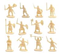 PETSOLA 200 Pièces Figurines Chevaliers Jouets Plastique Accessoires Guerriers Armure Bouclier Convient pour Cadeau Éducatif Décoration Maison Collect,