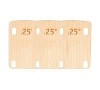 PETSOLA 3 Pièces Cale Manche Conique Cale Cou Massif Accessoire pour Atelier, Cales De Manche De Guitare En Érable De 0,25 Degré Lot De 3