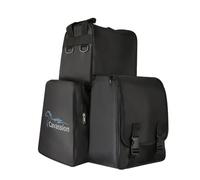 PETSOLA 3 Pièces Sac D'équitation Compartiments Multiples Sac Bottes Cheval Grand Espace Rangement Bagagerie Sportive pour Rirs, Écurie