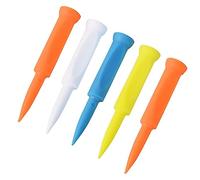 PETSOLA 5X Golf Tee Simulator Tees Support de Balle Aide à La Formation Tees de Tapis de Golf Tees D'intérieur pour Tapis de Conduite en Plein Air Accueil Acc, Coloré