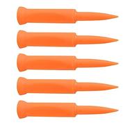 PETSOLA 5X Golf Tee Simulator Tees Support de Balle Aide à La Formation Tees de Tapis de Golf Tees D'intérieur pour Tapis de Conduite en Plein Air Accueil Acc, Orange