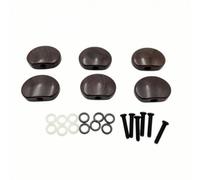 PETSOLA 6 Pièces Bouton Mécanique Brillant Bouton avec Vis Lisse Cheville D'réglage avec Vis pour Luthiers, Café