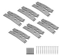 PETSOLA 6 Pièces Plaque Serrage avec Vis Précis Dispositif Positionnement Pièce CNC Industriel Serre-Joint pour coleurs