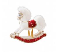 PETSOLA à Bascule en Noël Vintage Sculpture Compact Statue pr Étagère,