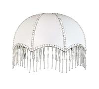 PETSOLA Abat-jour Décoratif En Forme de Parapluie, Style Vintage, avec Pompon, pour Lampes de Chevet. Diamètre Inférieur : 30 Cm. Installation Facile, Style un