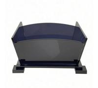 PETSOLA Acrylic Display Shelf Plateau Acrylique Boîte de Rangement Présentoir Transparent avec Base Basse et Supports Élevés pour Visibilité Adapté pour Comptoir Vitrine Étagère Bureau 300x300x150mm