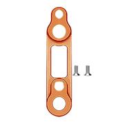PETSOLA Adaptateur de Frein à Disque pour Vélo de Route, Support de Fixation D'étrier en Alliage D'aluminium, Convertisseur de Remplacement, Adapté à, Or 5.2x1.2x1cm