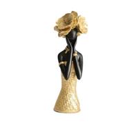 PETSOLA Africaine, Décoration de Bureau, Objet de Collection élégant, Sculpture en Résine, Figurine pour La Maison, Le Salon, Une étagère Ou U, Style A