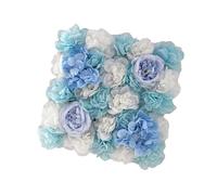 PETSOLA Arche de Fleurs à Faire Soi-même, Mur de Fleurs, Décor Floral pour Mariage, Fond de Scène, Rangée de Fleurs Artificielles pour Enterrement de Vie de J, Bleu foncé