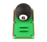 PETSOLA Balle D'Entraînement de Billard Exercices Correction Précision Accessoire en Caoutchouc avec Trou Central pour Perfectionnement de La Adapté, Numéro 8