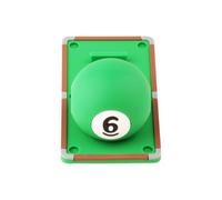 PETSOLA Balle D'Entraînement de Billard Exercices Correction Précision Accessoire en Caoutchouc avec Trou Central pour Perfectionnement de La Adapté, Numéro 6