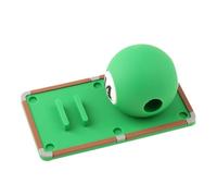 PETSOLA Balle D'Entraînement de Billard Exercices Correction Précision Accessoire en Caoutchouc avec Trou Central pour Perfectionnement de La Adapté, Numéro 14