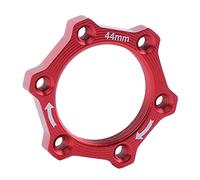PETSOLA Base de L'adaptateur de Disque de Frein à Disque pour Moyeux Filetés de Vélo en Aluminium VTT, Rouge, 44mm