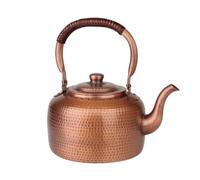 PETSOLA Billoire Bec Verseur Traditionnel | Traditionnelle, Billoire En Cuivre, Artinal, Théière Poignée, pr Cuisine, 3L, Extra Épais