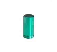 PETSOLA Bloc Acrylique Cylindre Empilable Jouet Éducatif Construction Sensorielle Transparent pour Développer Habiletés Spatiales Reconnaissance Visuelle, Vert Foncé, 5CM