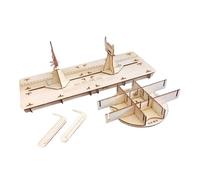 PETSOLA Bois pour Maquettes de Bateaux, Stable, Accessoire Artisanal pour Maquettes de Bateaux, Support à Monter Soi-même