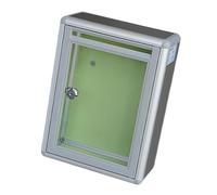 PETSOLA Boîte à Suggestions avec Serrure, Urne Transparente, Boîte à Dons Multifonctionnelle, Fixation Murale pour Bureau, Hôtel, école, Maison, port avant