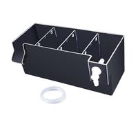 PETSOLA Boîte de Filtration pour Aquarium à Tiroir, Système de Filtration Transparent avec d'eau Goutte à Goutte, Boîte de Filtration pour Peti, Noir 24x10.5x10cm
