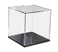 PETSOLA Boîte de Présentation de Basket pour Ballons Vitrine à Ballon de Basketball Support de Présentation Collector Foot Coffret Porte-Souvenirs en Acryliqu, Noir