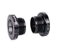 PETSOLA Boîtier de Pédalier Extérieur Compatible BB386 BSA30 pour Axe 30mm Fabrication en Céramique et Acier Résistance Accrue Adapté Au Montage Vélo Route et, Non céramique