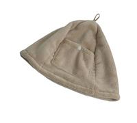 PETSOLA Bonnet de Sauna, Bonnet de, Cadeau, Accessoires de Sauna Doux et Faciles à Utiliser, Chapeau Russe pour Le Bain et, Kaki