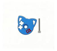 PETSOLA Bouchon Potence avec Vis Capuchon Jeu Direction Précis Capuchon Potence pour Cyclistes, K - Bleu avec des Marques Blanches Et Rouges