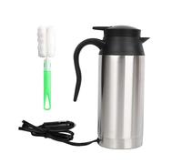 PETSOLA Bouilloire de pour Voiture, Tasse Chauffante étanche à Double Paroi, Chauffe-bouteille, Bouilloire pour Camion, Idéale pour Les Conducteurs En, 12V 100W