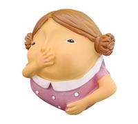 PETSOLA boulon de Toilette Décoratif, bouton de Toilette En Résine, pour Le Bas Des Toilettes de La Salle de Bain de La Maison, Fille