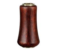 PETSOLA Bouton de Moulinet à Pêcher Accessoire Poignée Remplacement Bois Installation Aisée Prise Ergonomique Permettant Utilisation pour Eau Douce Mer Adapta, Rouge Marron