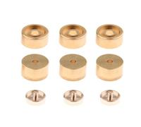 PETSOLA Bouton Piston En Laiton Capuchon Piston Doré Accessoire Trompette pour Luthiers