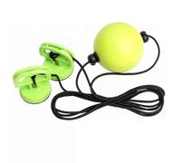 PETSOLA Boxing Ball Balle de Boxe avec Ventouses pour Surface Lisse Corde Ajustable PU Résistant Entraînement Réflexes Rythme Synchronisation Convient au Domicile Salle d'Étude Salon