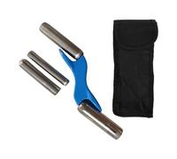 PETSOLA Brick Jointer Truelle Manuelle pour Maçonnerie Outil de Jointoiement En Aluminium Compact Poignée Pratique pour Usage Longue Durée Finition Profession, avec Sac