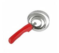 PETSOLA Brosse de Toilettage pour Cheval Brosse Curry Étrille Racloir Massage en Acier Inoxydable à Anneaux Manche Ergonomique pour Contrôle Précis Adaptée